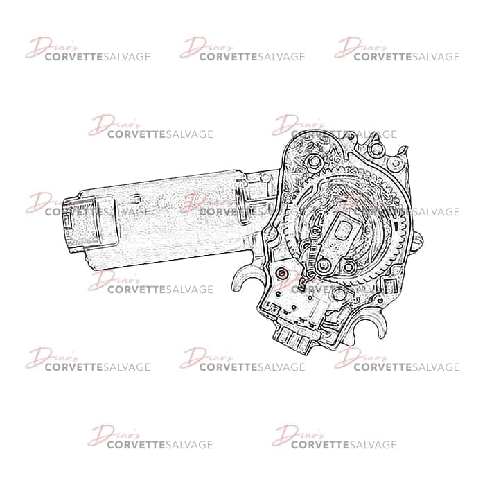 C4 Used Windshield Wiper Motor 1984-1996