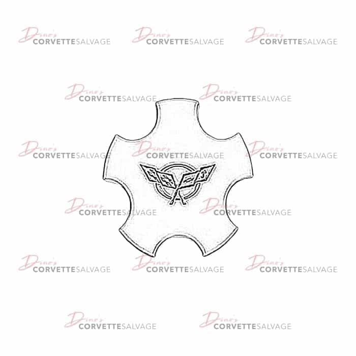 C5 Used 50th Anniversary Wheel Hub Cap 2003