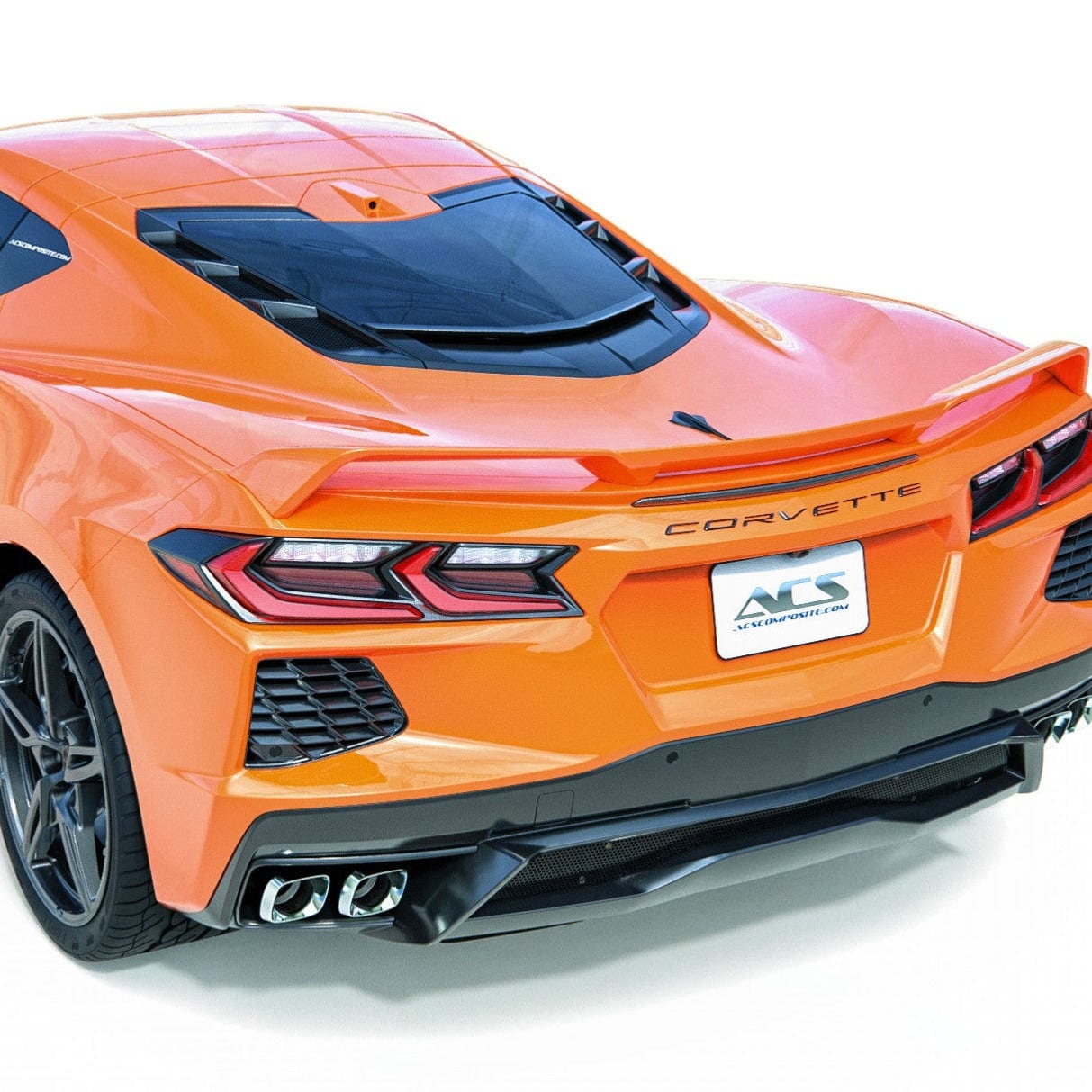 New C8 Coupe Rear Window Spoiler 2020-2026