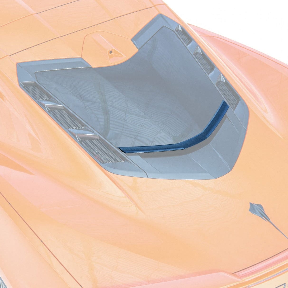 New C8 Coupe Rear Window Spoiler 2020-2026
