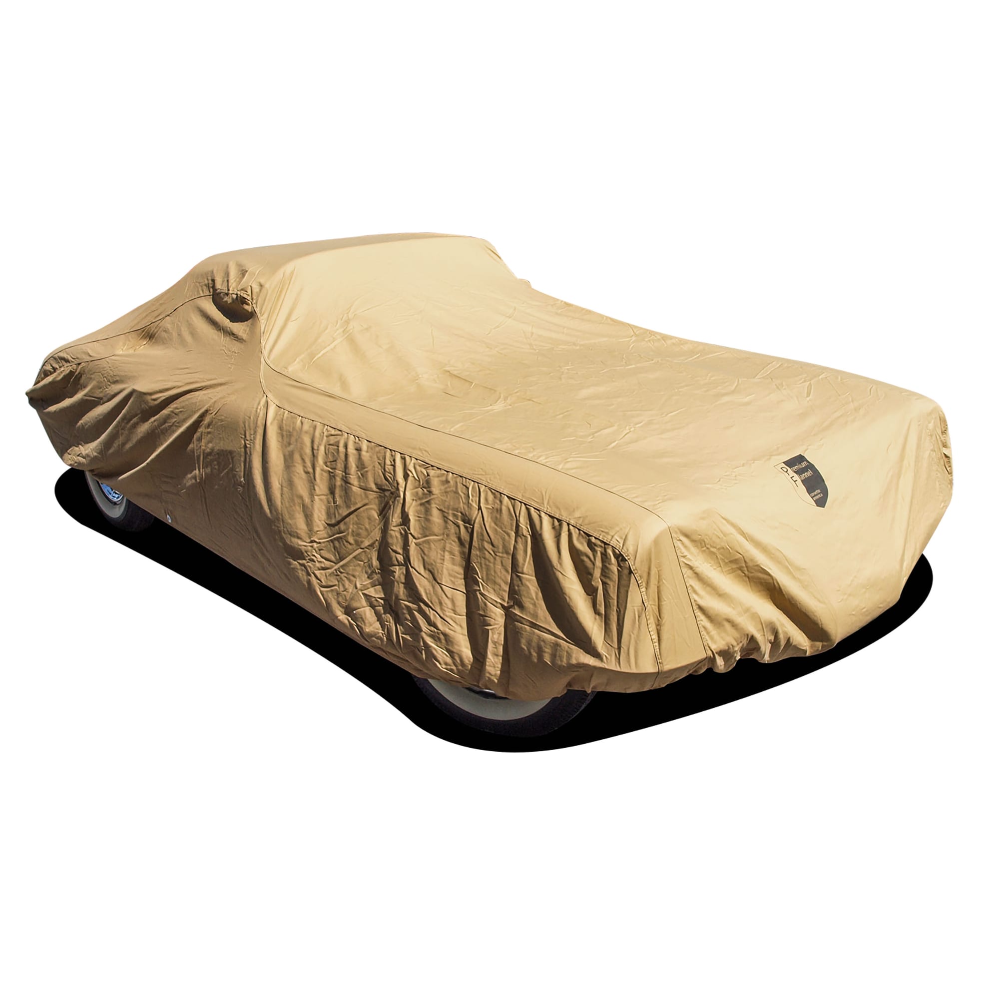 C1 New Premium Flannel Indoor Car Cover - Tan 1953-1962