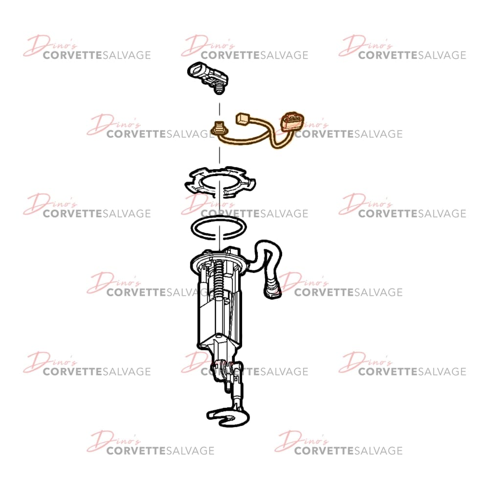 C5-C6 Used Fuel Sender Wiring Harness 2003-2013