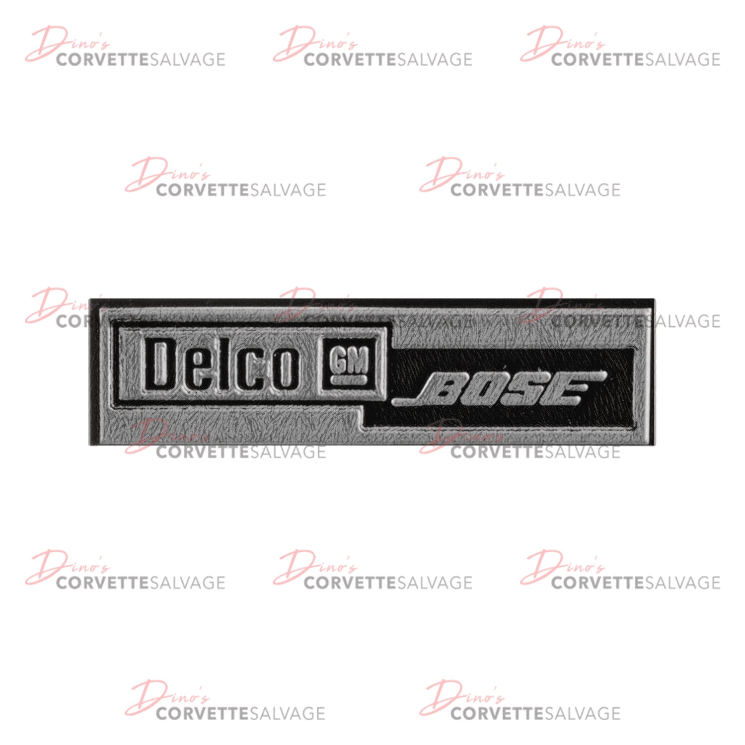 C4 Used GM Delco Bose Speaker Grille Emblem 1984-1989
