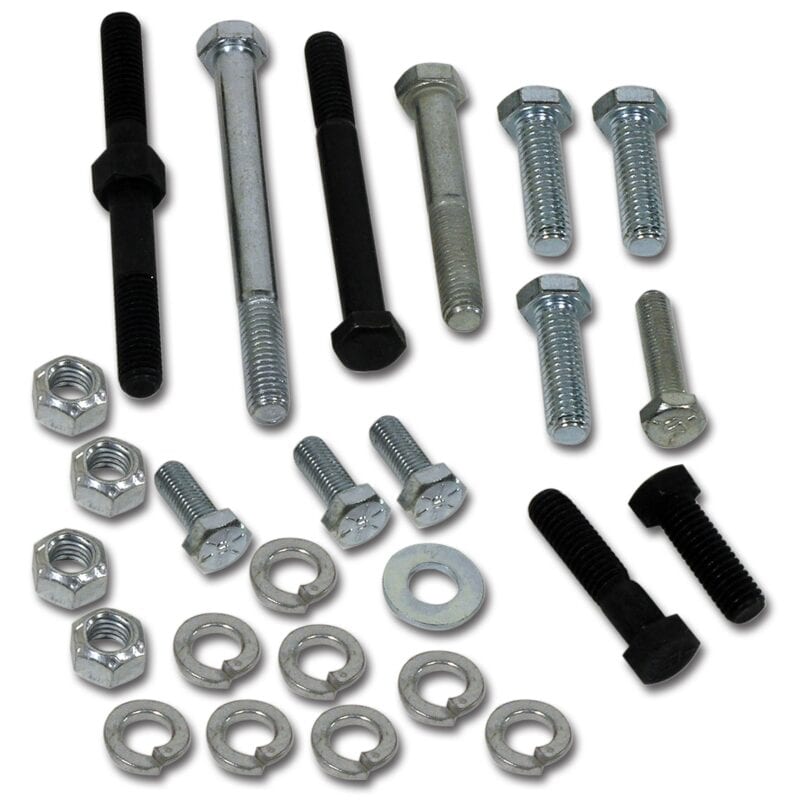 C2-C3 New 26 Piece Air Conditioning Mount Bracket Mount Kit (327) 1964-1976