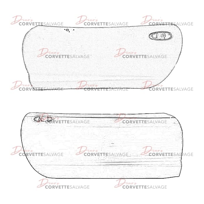 C5 Used Door Shell 1997-2004