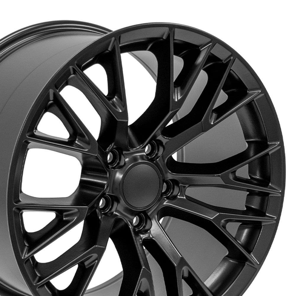 C4-C5 New Satin Black 18x10.5 Wheel (CV22) 1988-2004