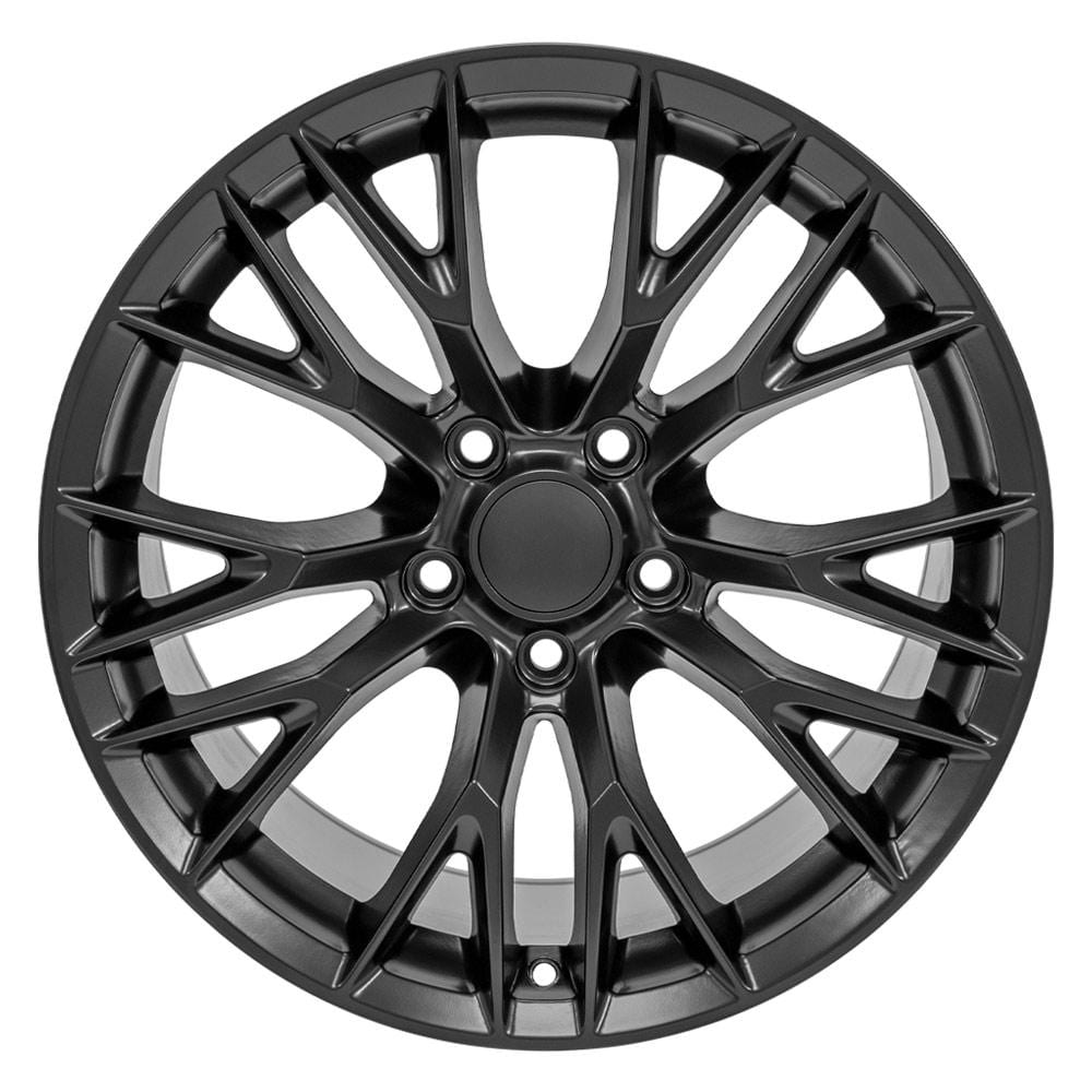 C4-C5 New Satin Black 18x10.5 Wheel (CV22) 1988-2004