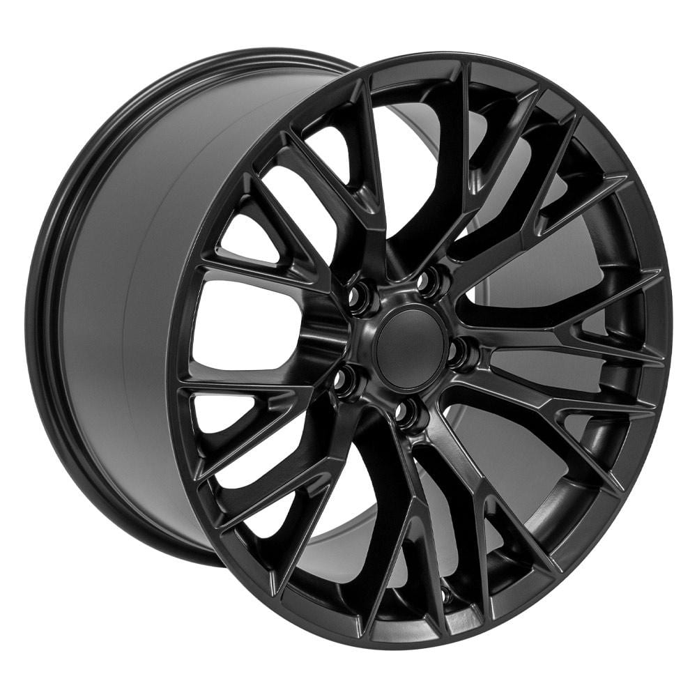 C4-C5 New Satin Black 18x10.5 Wheel (CV22) 1988-2004