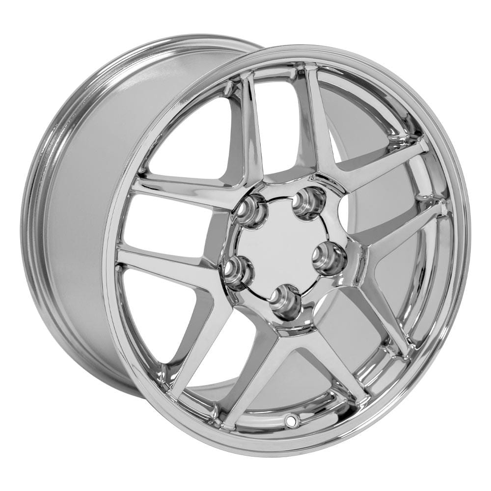 C4 New Chrome 17x9.5 Wheel Set of 4 (CV04) 1988-1996