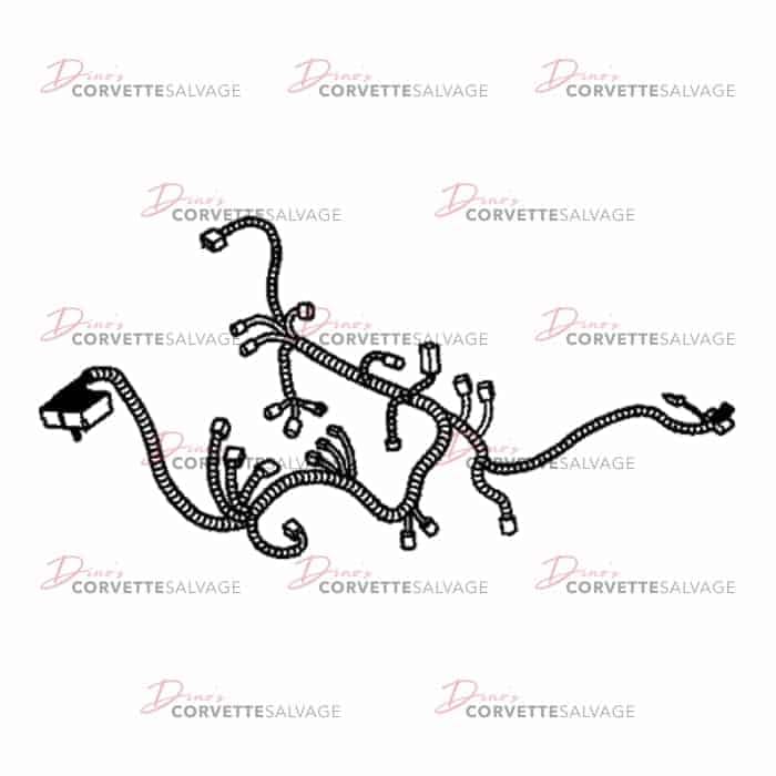 C5 Used 6-Speed Manual Engine Wiring Harness 1997-1998
