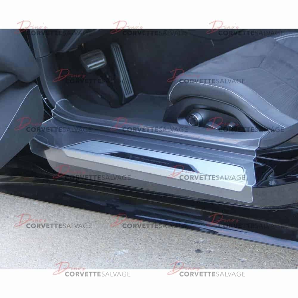 C8 New Clear Door Sill Protector Set 2020-2021