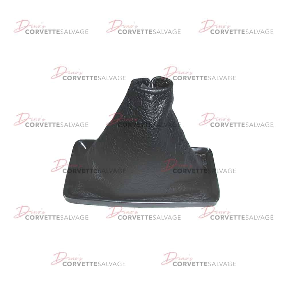 C3 New Manual Transmission Black Leather Shifter Boot 1968-1976