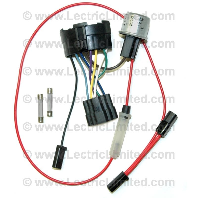 C2 New Steering Column Turn Signal Switch Adapter Harness 1963