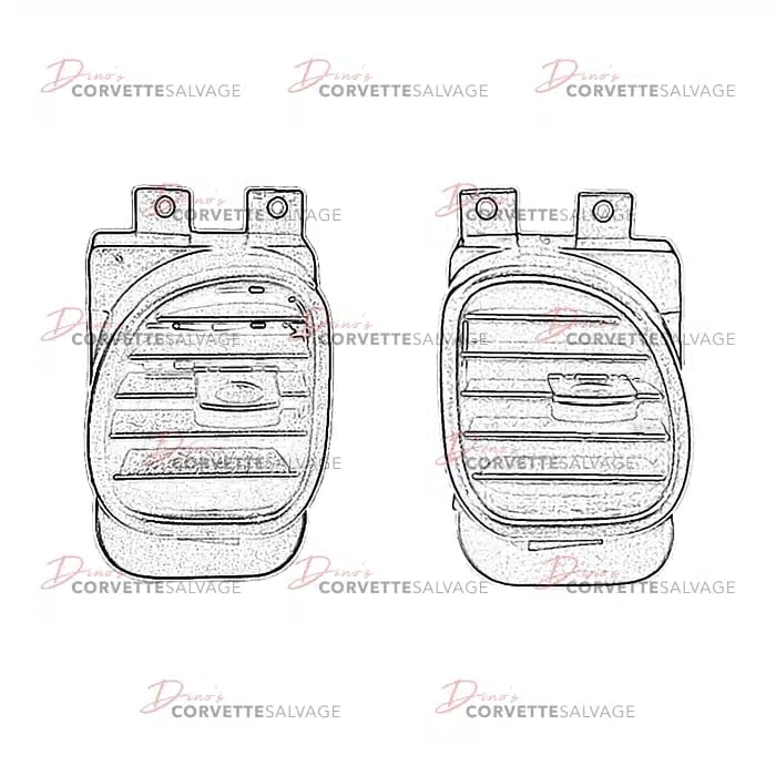 C5 Used Passenger-Side Dash Vent 1997-2004