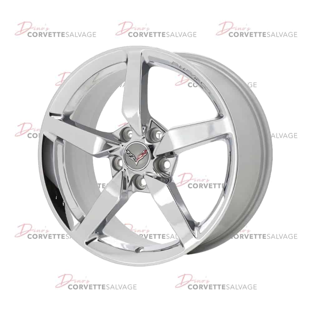C7 Used Stingray Chrome Front Aluminum 18x8.5 Wheel 2014-2019