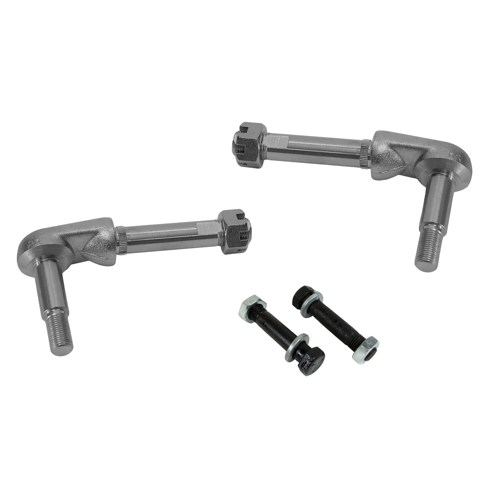 C3 New Driver-Side & Passenger-Side Rear Shock Mount Kit - Lower Mounts with Upper Bolts 1968-1982