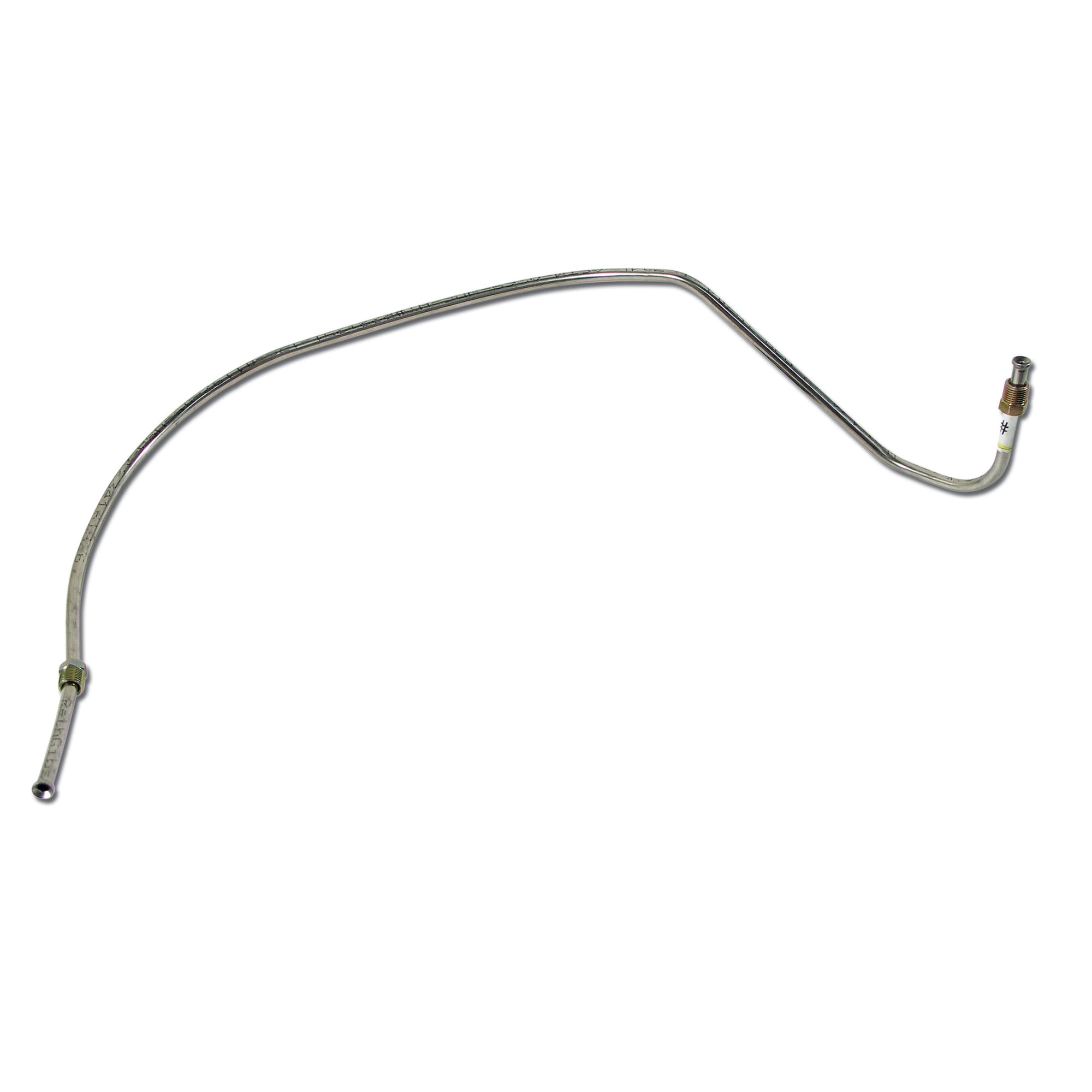 C1 New Driver-Side Brake Line, Master Cylinder To Front Block - Stainless Steel 1956-1962