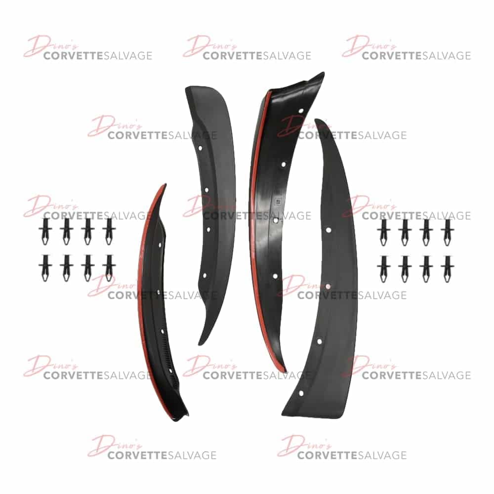 C6 New Front & Rear Splash Guard Kit
