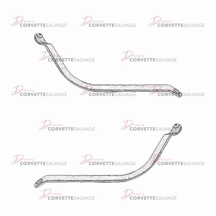 C4 Used Convertible Folding Top Outer Arm 1986-1996
