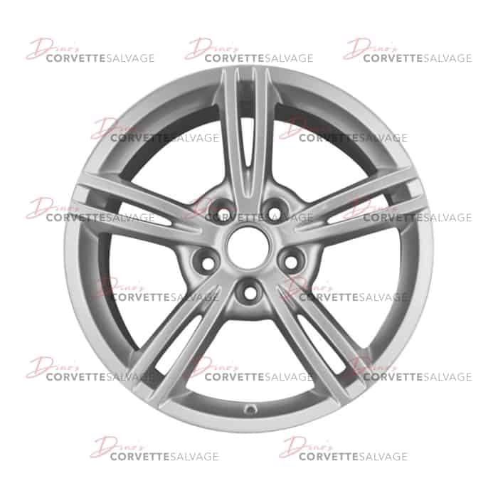 C6 Used Painted Front Aluminum 18x8.5 Wheel 2007-2010