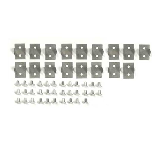 C2-C3 New Under Body Tunnel Insulation Retainers 1963-1976