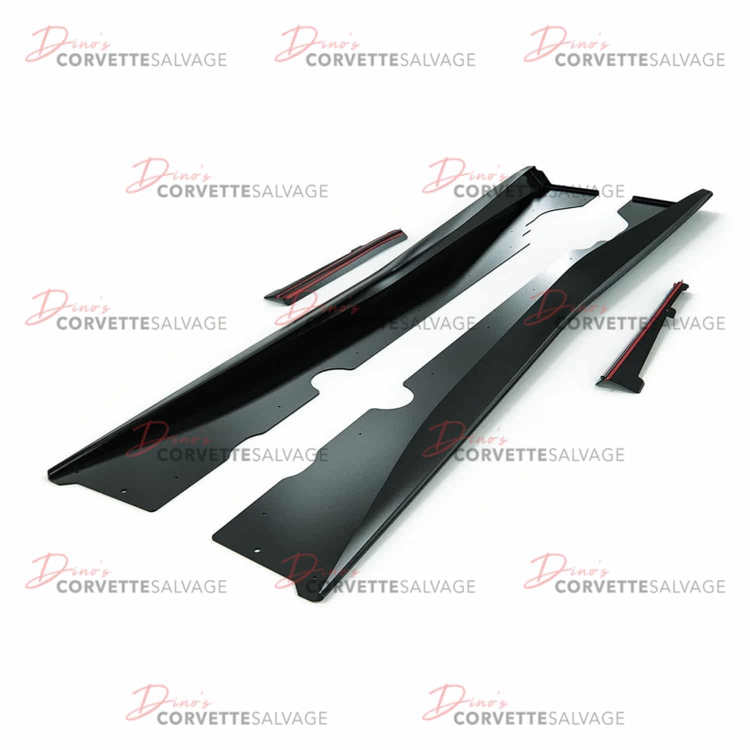 C8 New Carbon Flash Metallic 1VM Rocker Panel Set 2020-2025