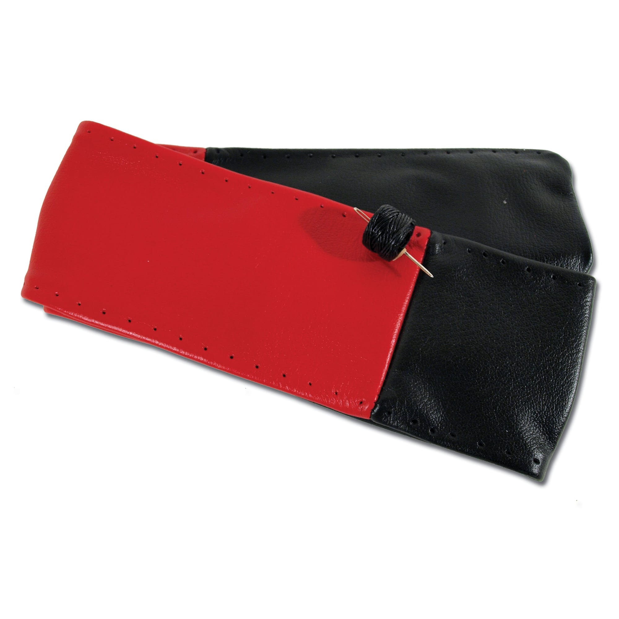 C4-C5 New Steering Wheel Cover, Red/Black Two Tone Euro Design 1994-2004