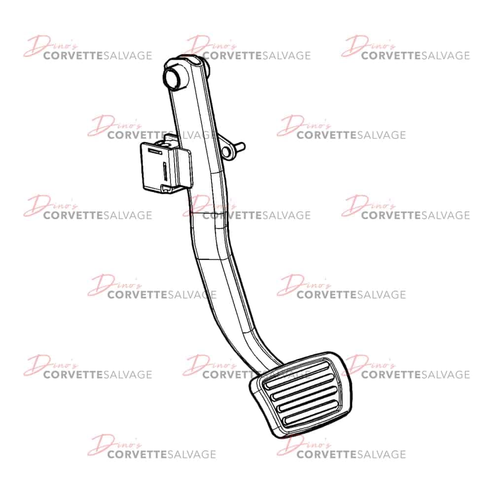 C7 Used 6-Speed Automatic Transmission Brake Pedal 2014