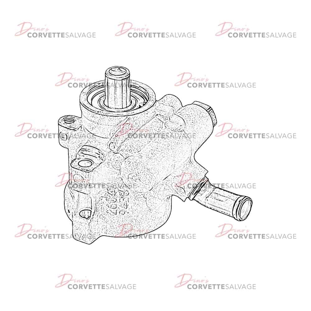 C5-C6 Used Power Steering Pump 1997-2013