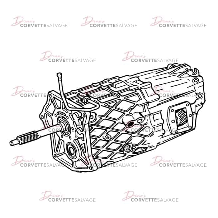 C4 Used ZF 6 Speed Manual Transmission 1989-1996