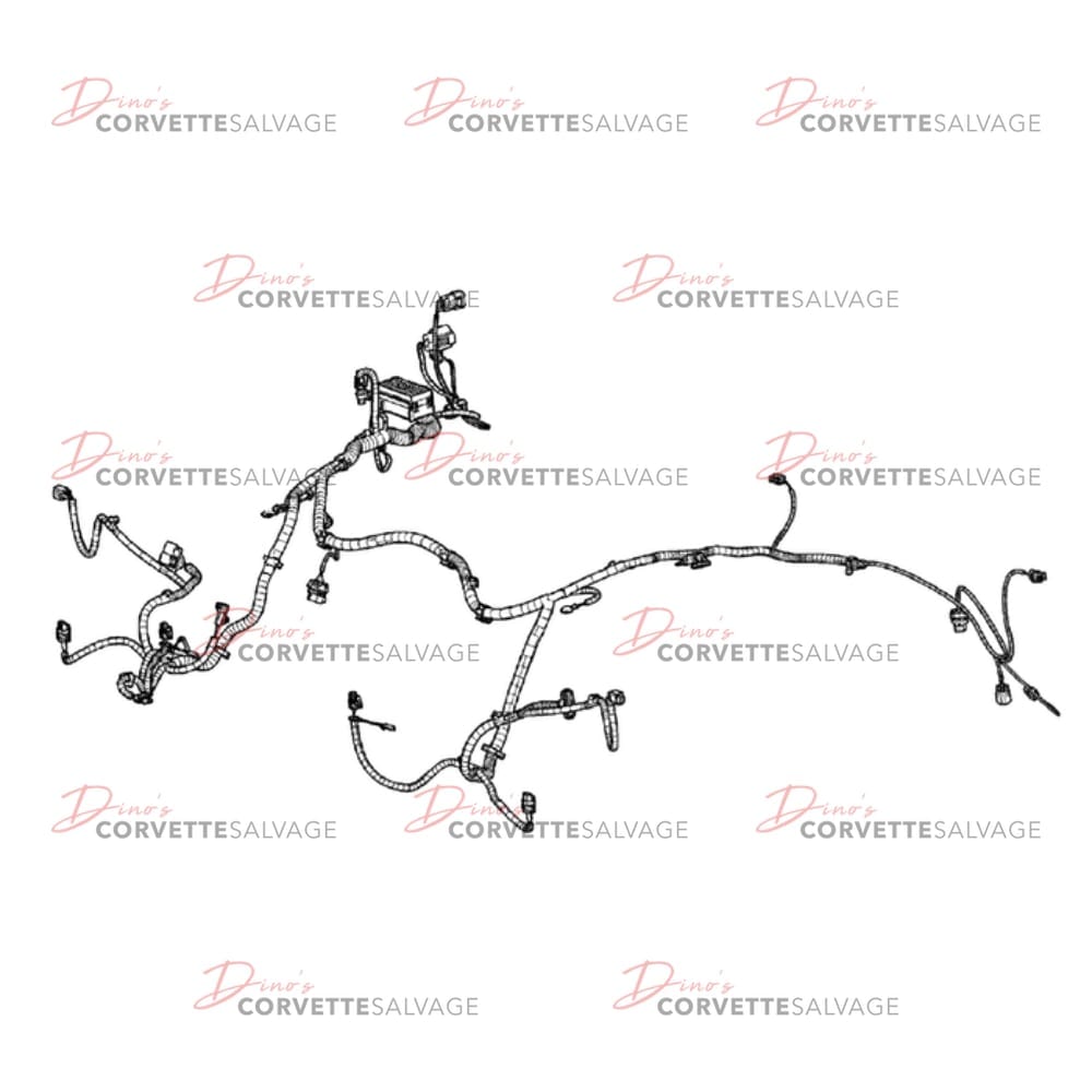 C6 Used Front Light Wiring Harness 2006-2007