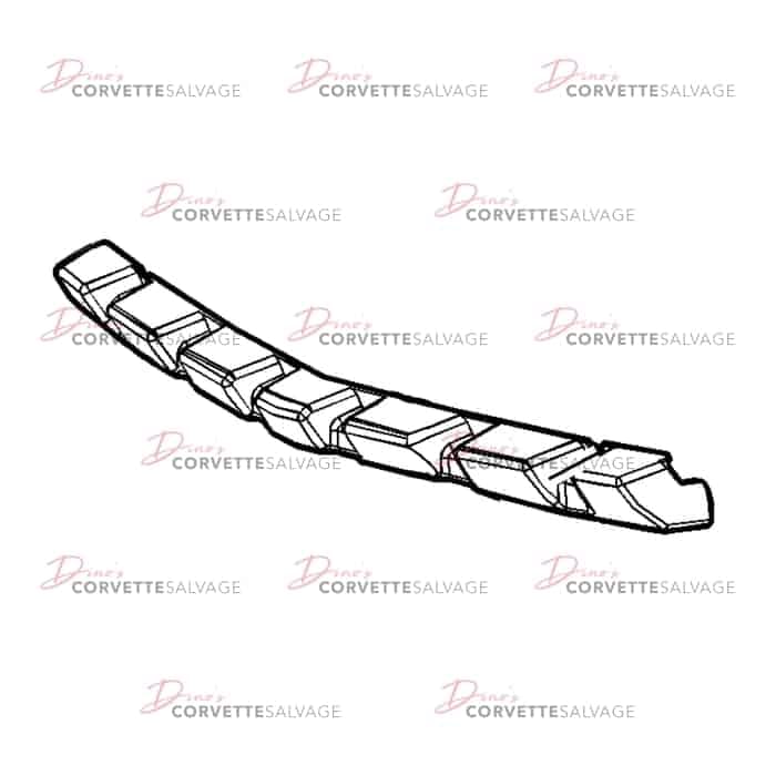 C7 Used Front Bumper Lower Impact Absorber 2014-2019