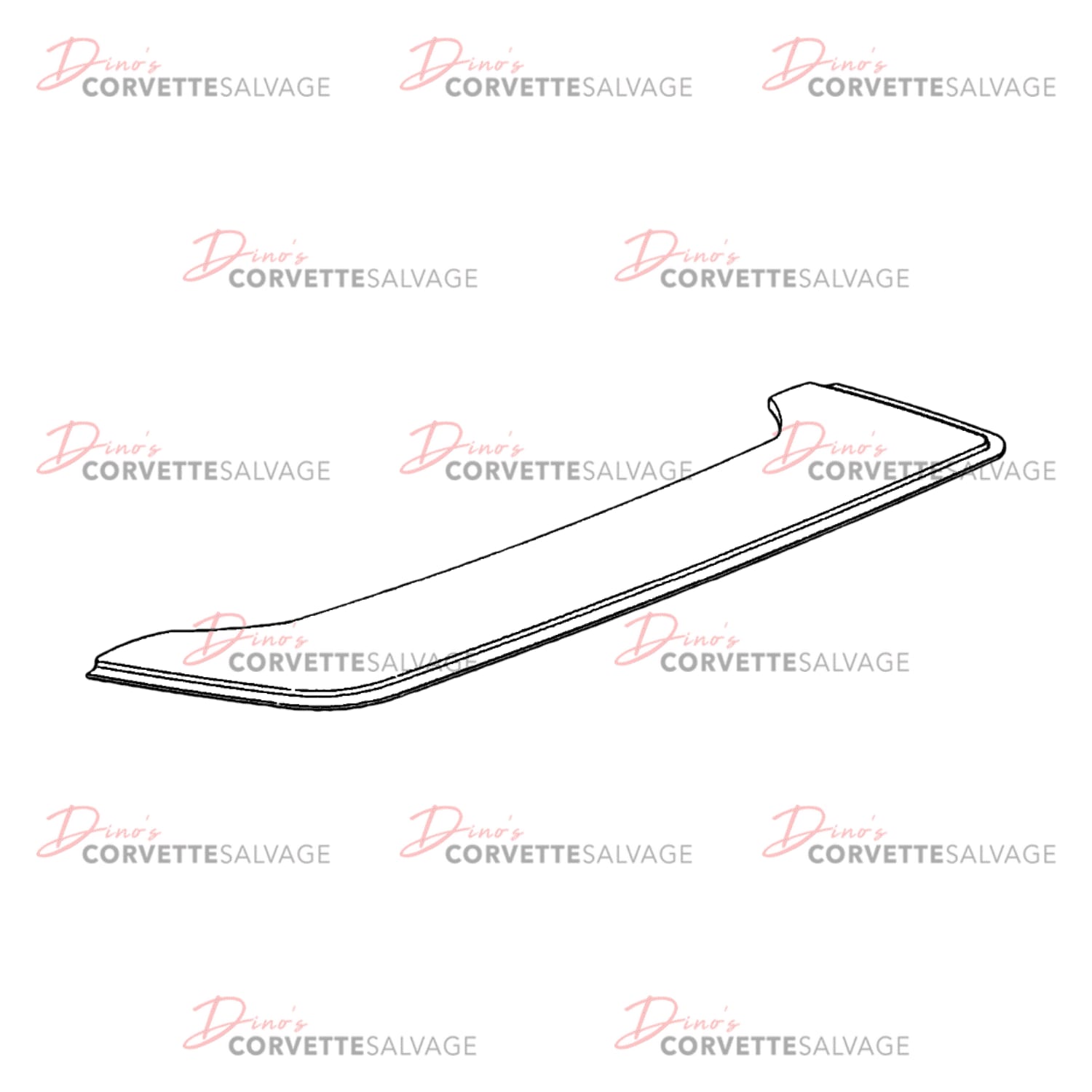 C4 Used Convertible Hardtop Rear Shelf Cover 1986-1996
