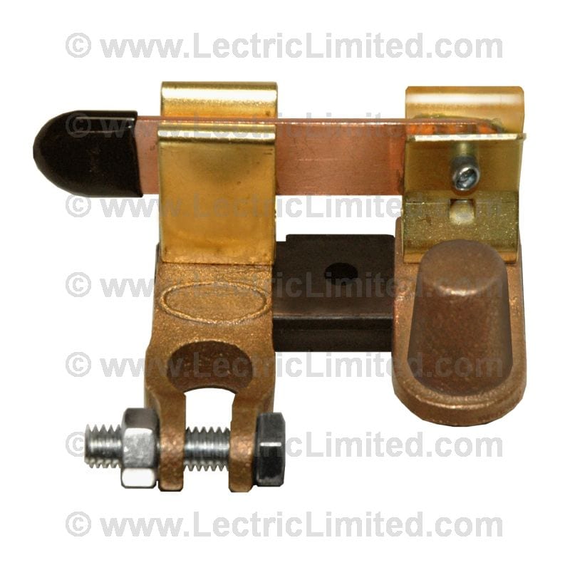 C1-C6 New Battery Quick-Disconnect Knife-Blade Type: Top Post Battery 1953-2012
