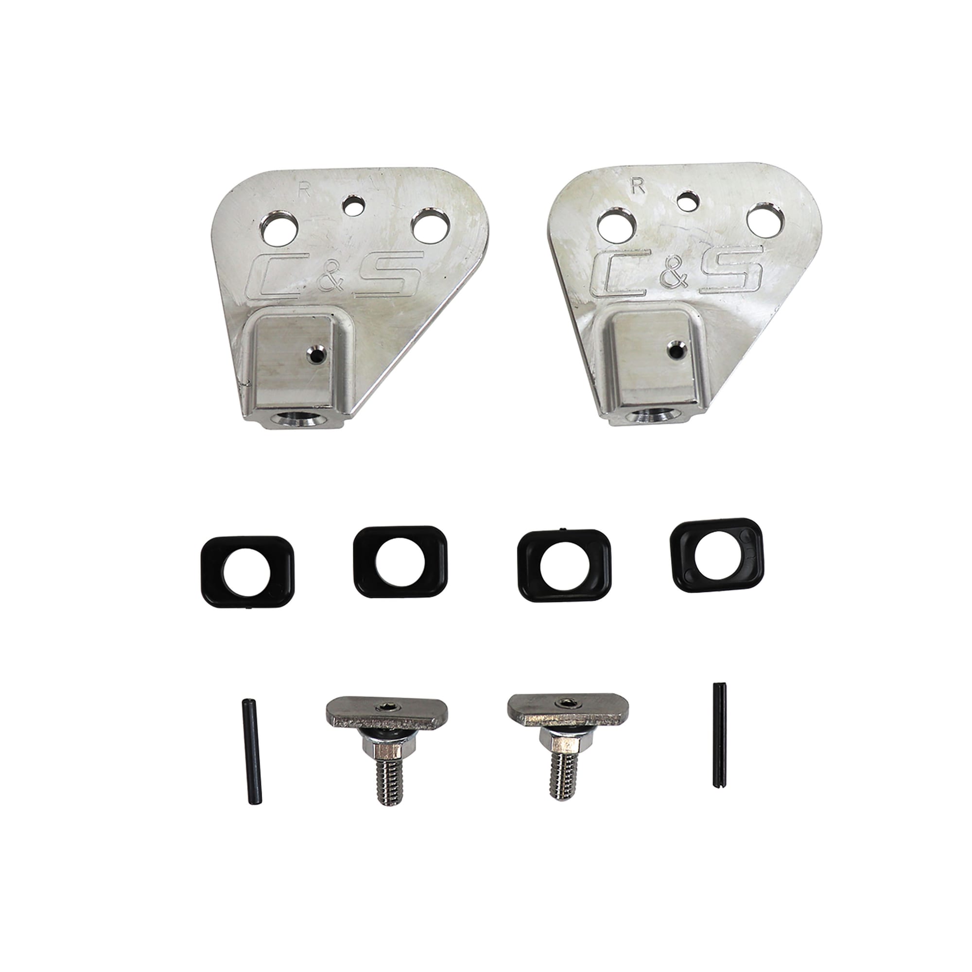 C5 New Passenger-Side Dual Flange Seat Track Repair Kit 1997-2004