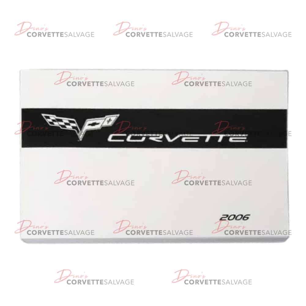 C6 PDF Corvette Owner’s Manual 2006