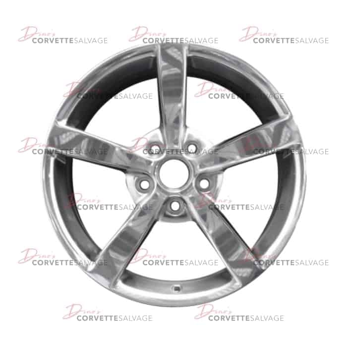 C6 Used Polished Rear Aluminum 19x10 Wheel 2008-2010