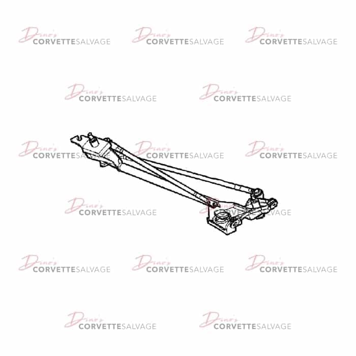 C6 Used Windshield Wiper Transmission 2005-2013
