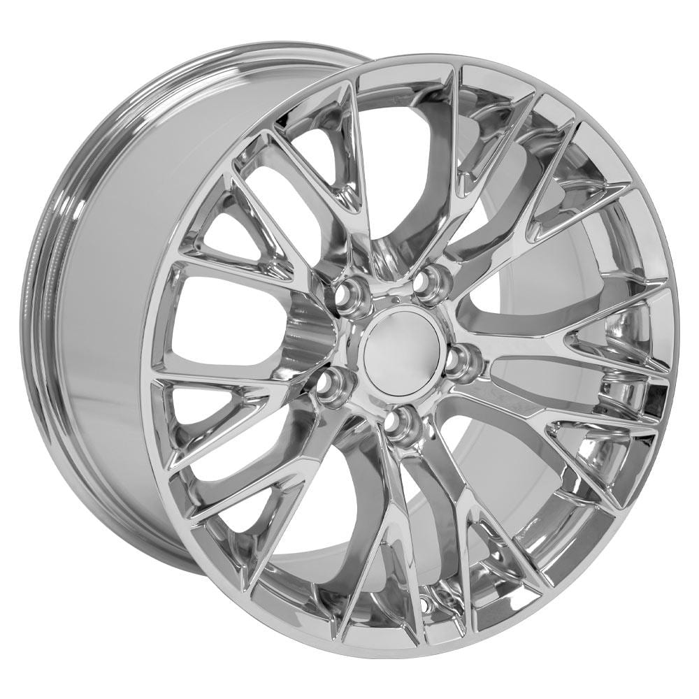 C4-C5 New Chrome 17x9.5 Wheel (CV22) 1988-2004
