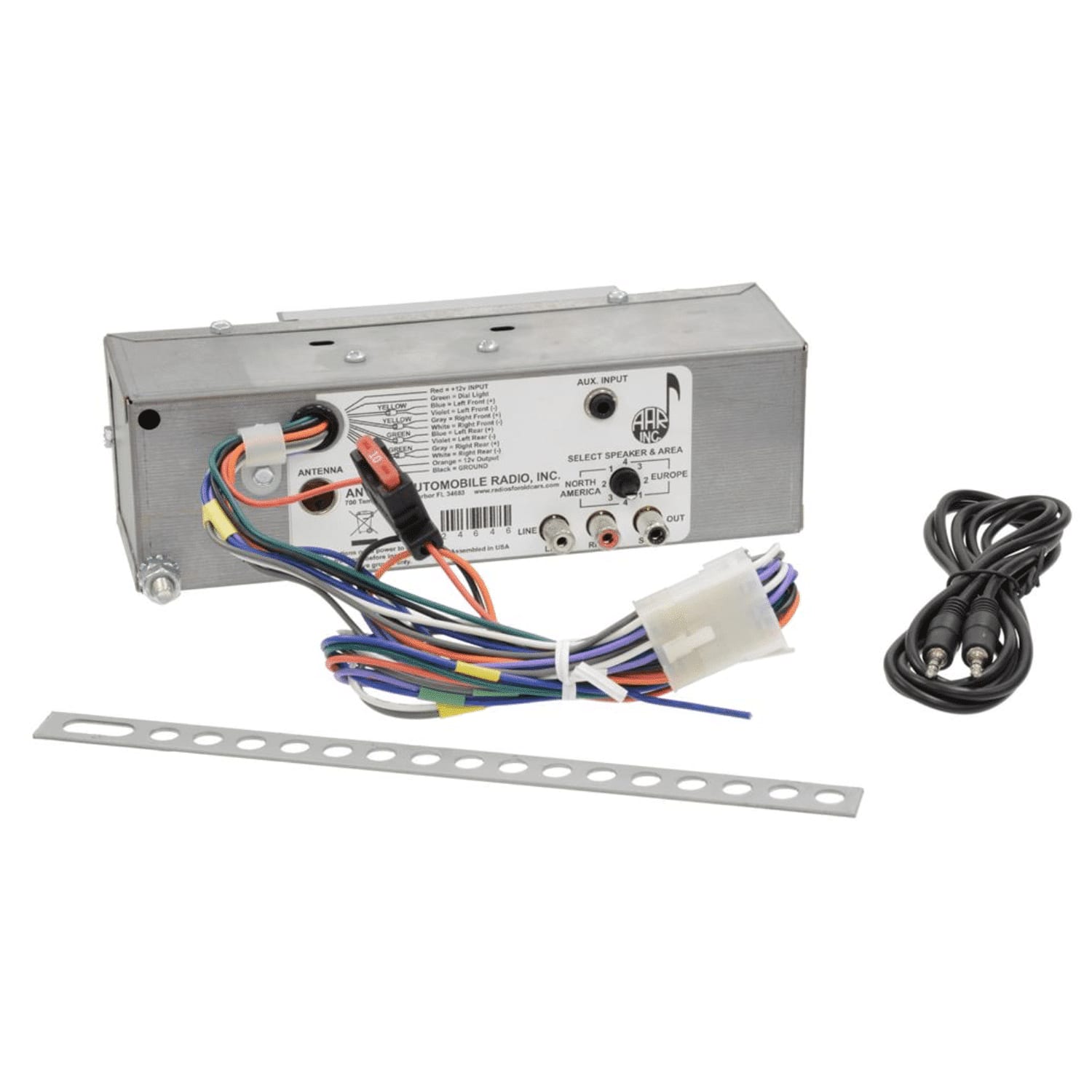 C1 Corvette New Wonderbar AM/FM/Bluetooth Radio 1961-1962