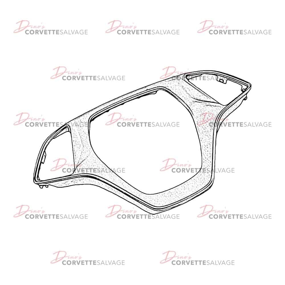 C7 Used Steering Wheel Spoke Cover 2014-2019