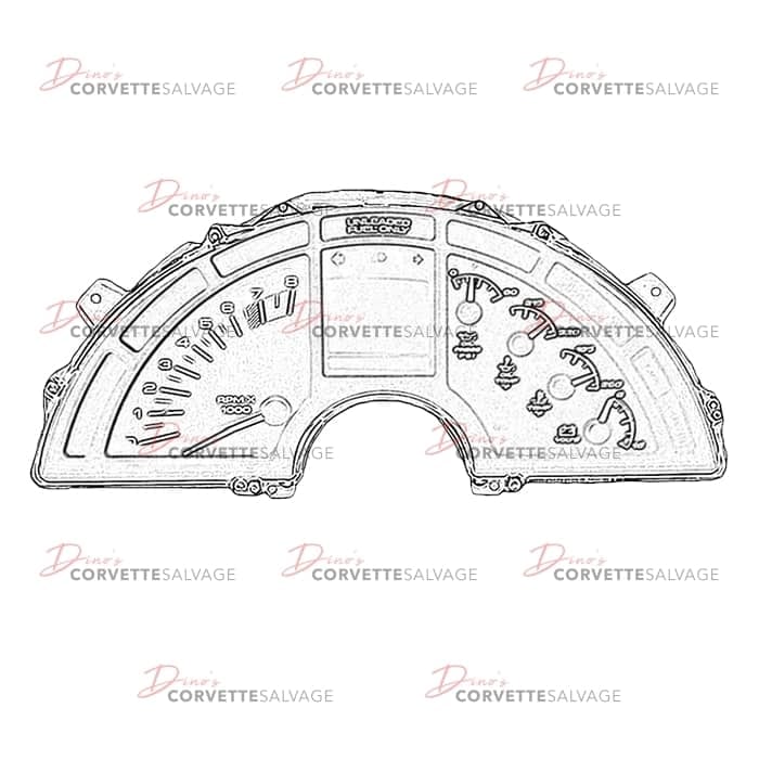 C4 Used ZR-1, LT4 Instrument Cluster Assembly 1990-1996