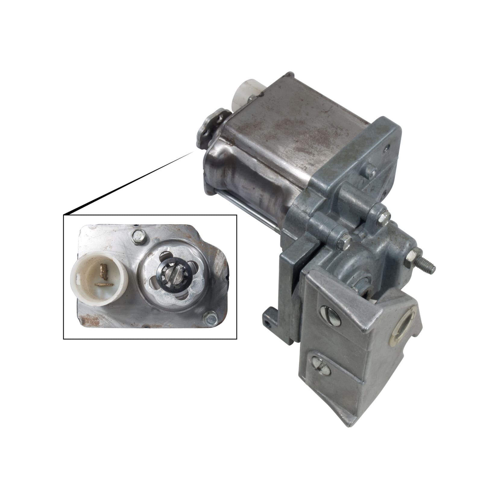C2 New Driver-Side Headlight Motor 1963-1967