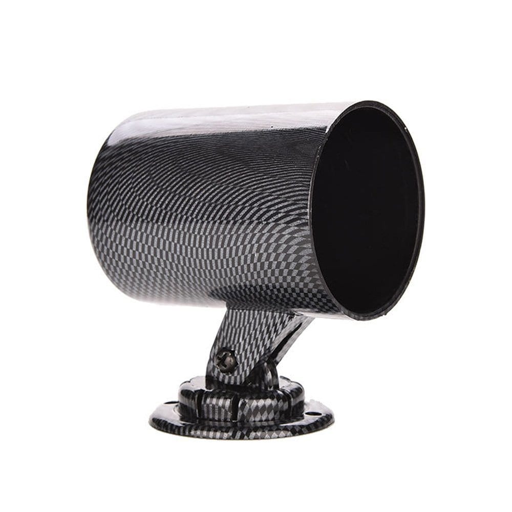 C1-C8 New Carbon Fiber Style Single Swivel Base Gauge Pod Holder - 2in/52mm 1953-2026
