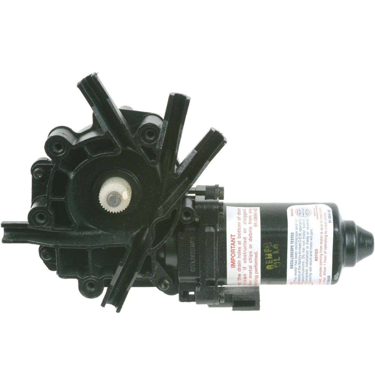 C5 New Driver-Side Power Window Motor - Remanufactured 1997-2004
