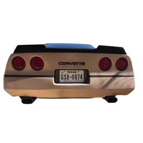 C4 New Hydro Carbon Fiber Wicker Bill Spoiler - Gloss Clear 1984-1990