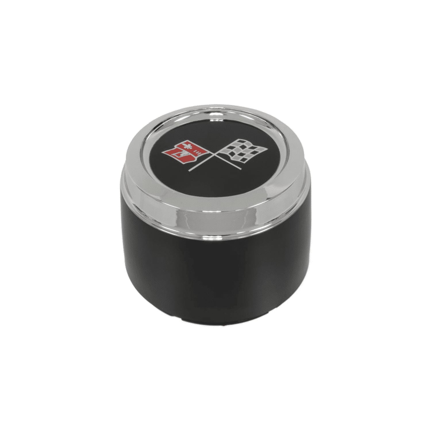 C3 New Aluminum Wheel Center Cap with Emblem (Plastic) 1976-1979