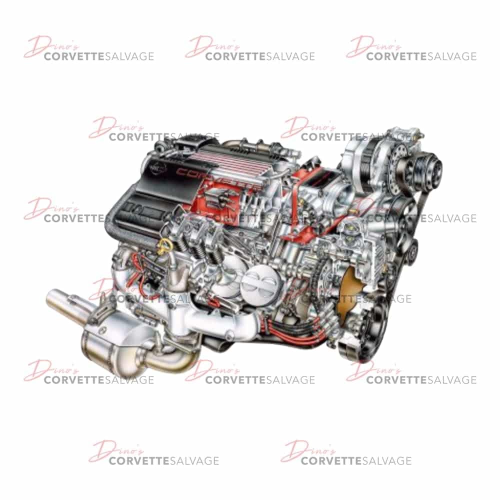 C4 Used LT4 5.7L 350CI V8 Engine Assembly 1996