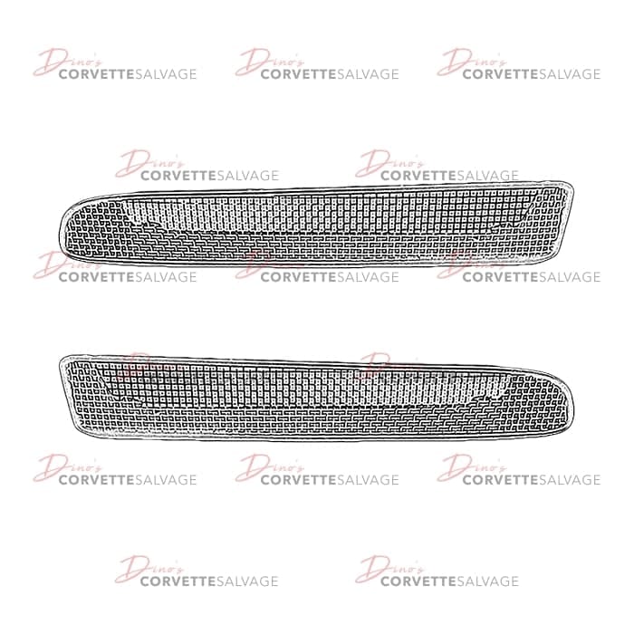 C5 Used Z06 Front Bumper Lower Grille 2001-2004