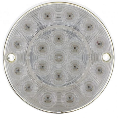 C3 New LED Tail Light Assembly with Clear Lens 1975-1982